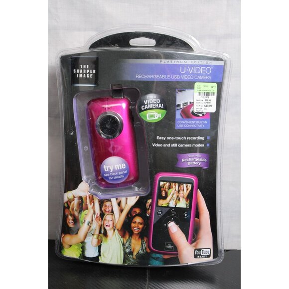 U Video Rechargeable USB Video Camera Easy One-Touch Recording Video And Camera - Picture 1 of 6